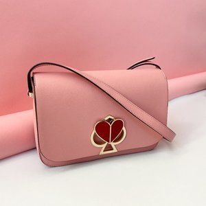 Kate Spade Pink Nicola Twistlock Shoulder Bag